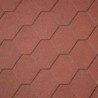IKO shingle Superglass Hex Tile Red (10) - 2,00 m2