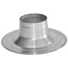 aluminium plakplaat Ø170 mm voor rookgasdoorvoer 155
