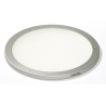 plafonniere geborsteld aluminium D250 250mm