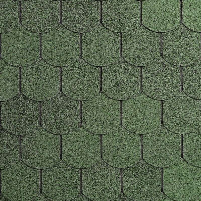 IKO shingle Superglass Biber Amazon Green (03) - 2,00 m2