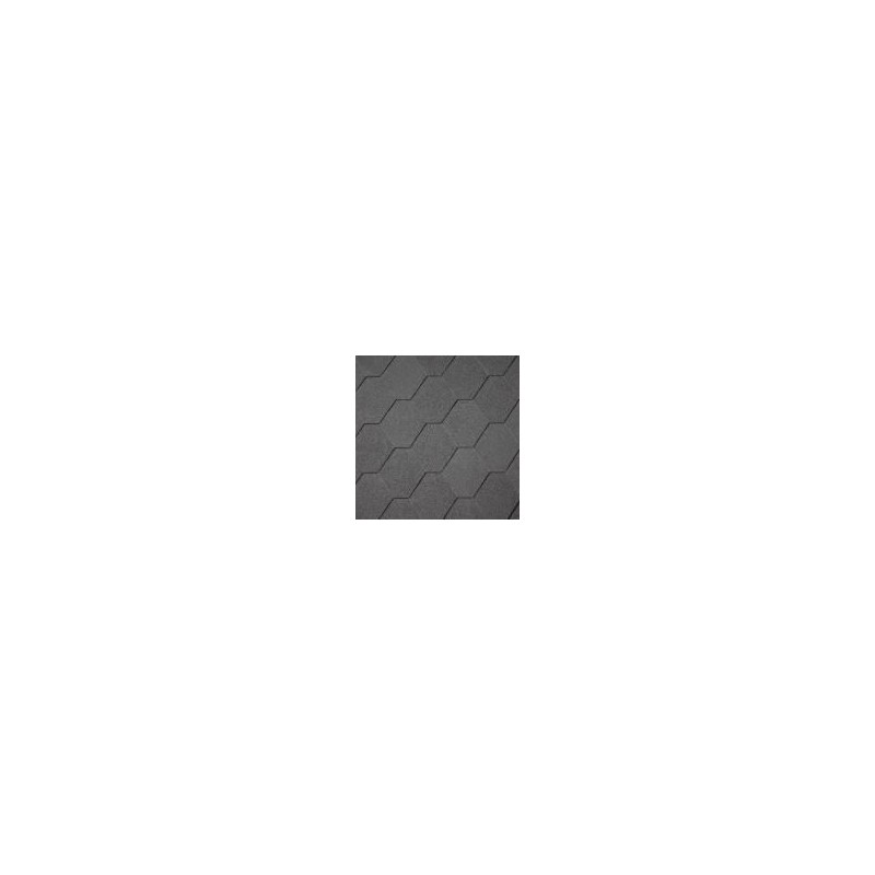 IKO shingle Superglass Hex Black (01) - 2,00 m2