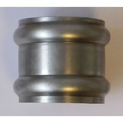 dubbele overschuif wrong Ø60 mm zink
