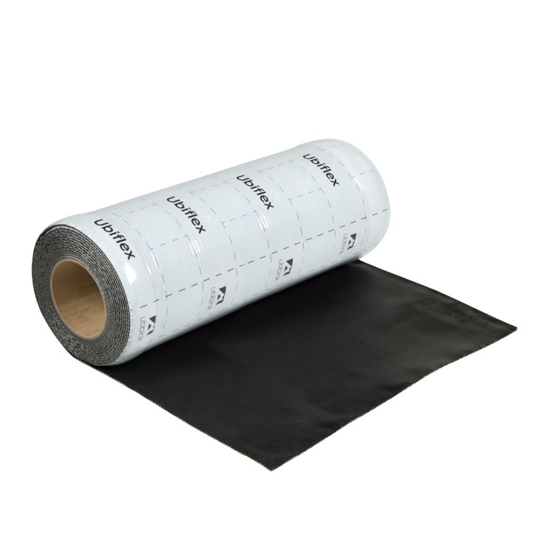 Ubiflex Finio Loodvervanger 400mm x 10m zwart