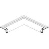 Roval aluminium kraaltrim geanodiseerd binnenhoek 38 x 45 mm