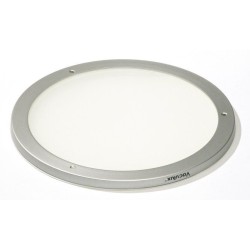 plafonniere geborsteld aluminium D350 350mm