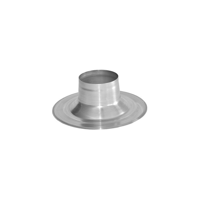 aluminium plakplaat Ø120 mm voor rookgasdoorvoer 100