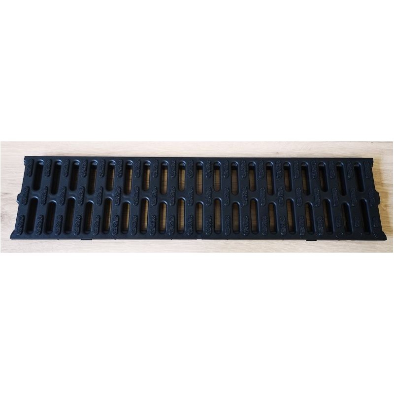 ACO Sleufrooster kunststof zwart L500mm