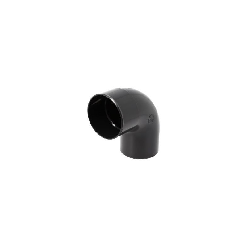 Nicoll PVC-Ti bocht 87,5 graden mof-spie antraciet Ø100