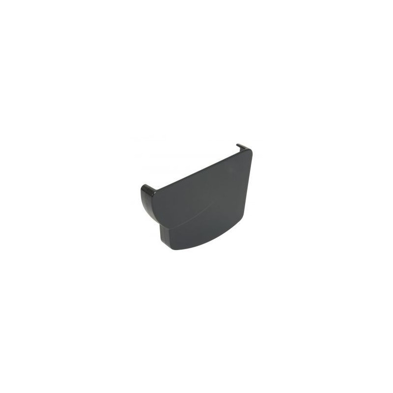 Nicoll Ovation LG28 PVC-Ti eindstuk centraaluitloop rechts antraciet