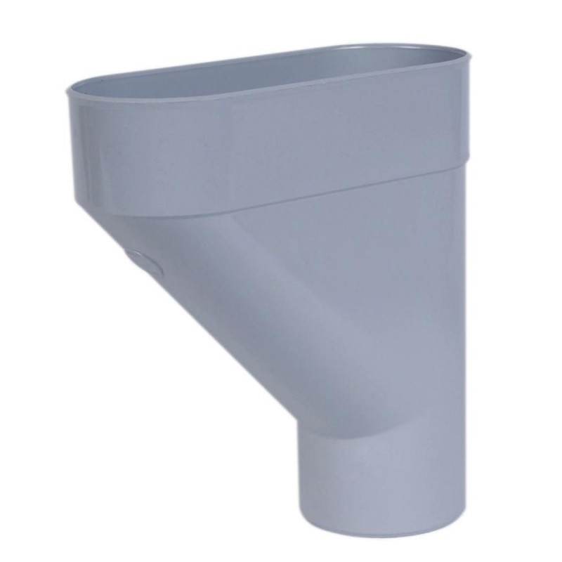 Nicoll PVC-Ti verzamelbak lichtgrijs Ø80