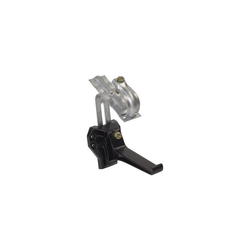 Nicoll Ovation LG28 PVC-Ti gootbeugel met dakhaak (verb.oph.) zwart