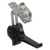 Nicoll Ovation LG28 PVC-Ti gootbeugel met dakhaak (verb.oph.) zwart