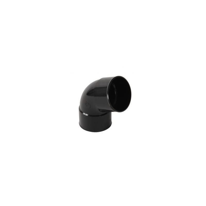Nicoll PVC-Ti bocht 67,5 graden mof-mof zwart Ø80