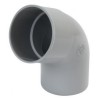 Nicoll PVC-Ti bocht 67,5 graden mof-spie lichtgrijs Ø100