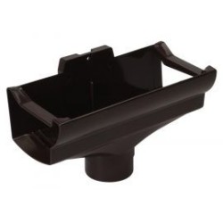 Nicoll Ovation LG28 PVC-Ti expansie centraaluitloop Ø80 bruin