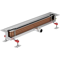 ACO Showerdrain X WTW douchegoot 800 mm flens omlopend uitlaat links