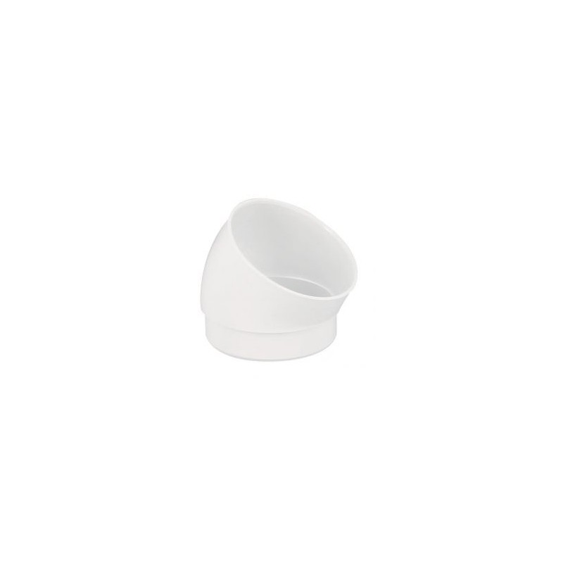 Nicoll PVC-Ti bocht 30 graden mof-spie wit Ø80