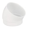 Nicoll PVC-Ti bocht 30 graden mof-spie wit Ø80