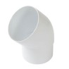 Nicoll PVC-Ti bocht 45 graden mof-vse wit Ø100