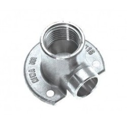 BONFIX Soldeer vertinde muurplaat laag 1/2" bi.dr. x 15 mm
