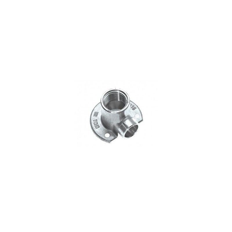 BONFIX Soldeer vertinde muurplaat laag 1/2" bi.dr. x 15 mm
