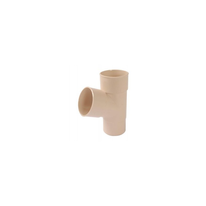 Nicoll PVC-Ti T-stuk 67,5 graden mof-vse beige Ø80