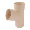 Nicoll PVC-Ti T-stuk 67,5 graden mof-vse beige Ø80