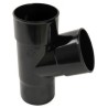 Nicoll PVC-Ti T-stuk 67,5 graden mof-vse zwart Ø100