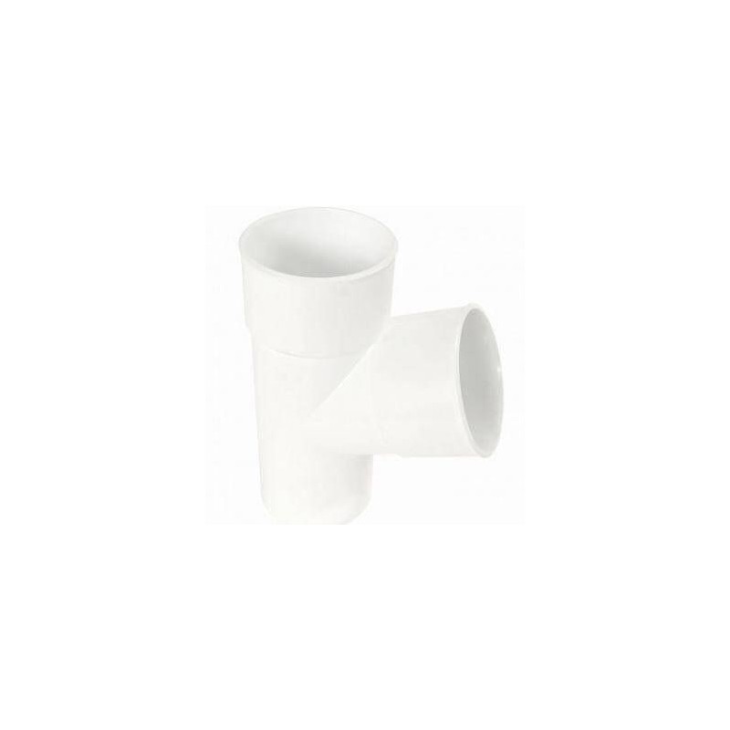 Nicoll PVC-Ti T-stuk 67,5 graden mof-spie wit Ø100