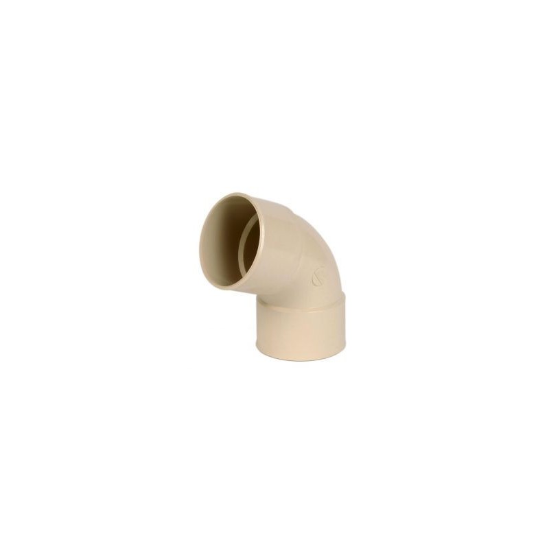Nicoll PVC-Ti bocht 67,5 graden mof-mof beige Ø80