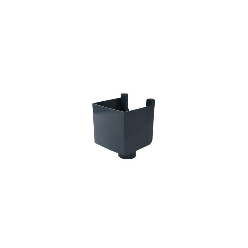 Nicoll PVC-Ti vergaarbak antraciet Ø100