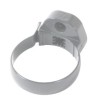 Nicoll PVC-Ti pijpbeugel m6 lichtgrijs Ø80