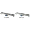 Wiesbaden RVS tegelrooster 120cm
