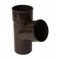 Nicoll PVC-Ti T-stuk 67,5 graden mof-spie bruin Ø80