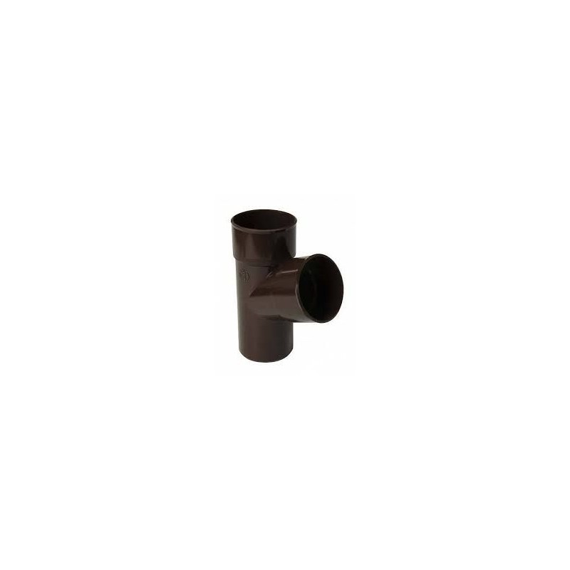 Nicoll PVC-Ti T-stuk 67,5 graden mof-spie bruin Ø80
