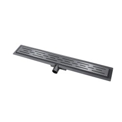 Wiesbaden douchegoot met flens 80x7 cm gunmetal
