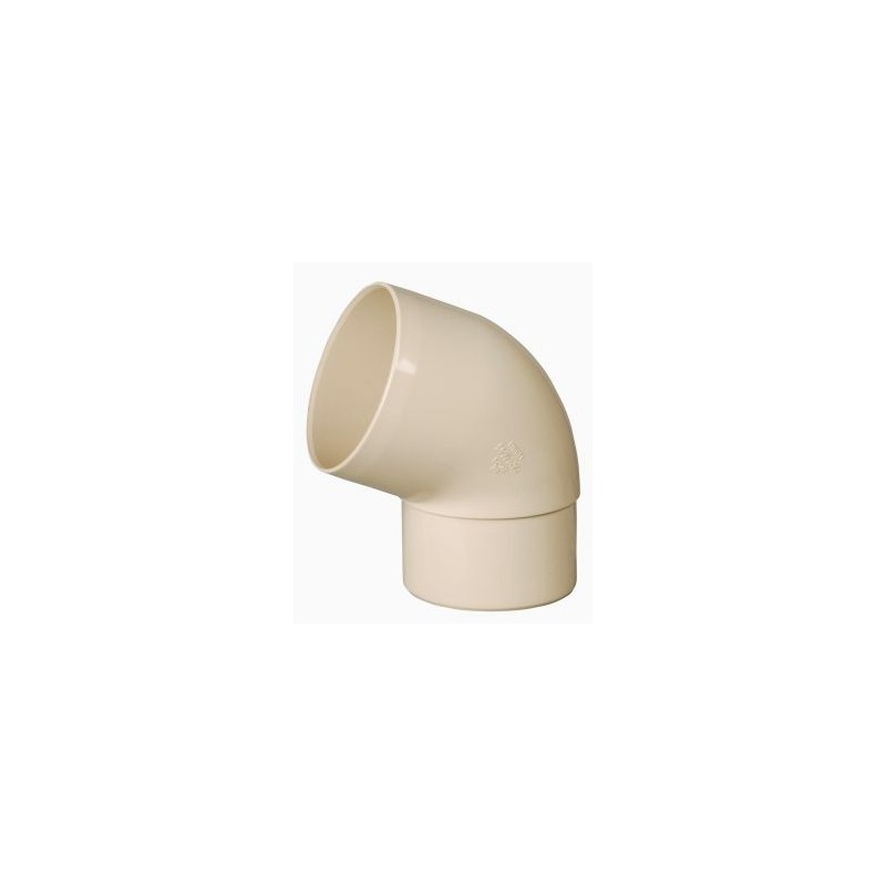 Nicoll PVC-Ti bocht 67,5 graden mof-vse beige Ø80