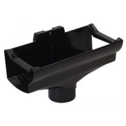 Nicoll Ovation LG28 PVC-Ti expansie centraaluitloop Ø80 zwart