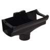 Nicoll Ovation LG28 PVC-Ti expansie centraaluitloop Ø80 zwart