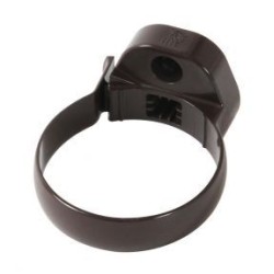 Nicoll PVC-Ti pijpbeugel m6 bruin Ø100