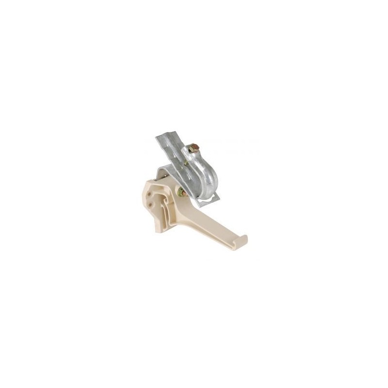 Nicoll Ovation LG28 PVC-Ti gootbeugel met dakhaak (verb.oph.) beige