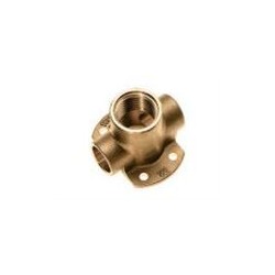 BONFIX Soldeer vertinde muurplaat laag 15 x 1/2" bi. x 15 mm