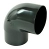 Nicoll PVC-Ti bocht 87,5 graden mof-vse zwart Ø100
