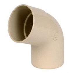 Nicoll PVC-Ti bocht 67,5 graden mof-spie beige Ø80