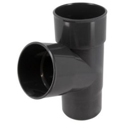 Nicoll PVC-Ti T-stuk 67,5 graden mof-vse antraciet Ø80