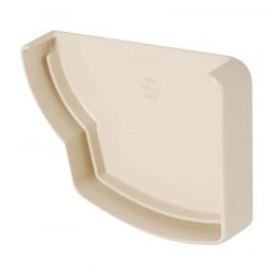 Nicoll Ovation LG28 PVC-Ti eindstuk centraaluitloop links beige