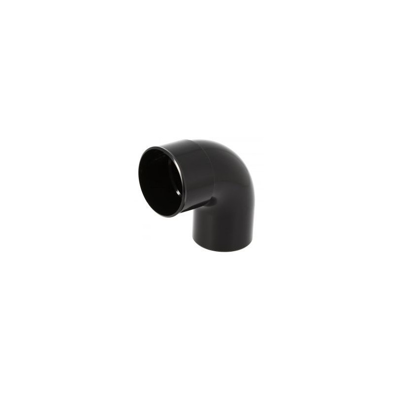 Nicoll PVC-Ti bocht 87,5 graden mof-spie zwart Ø80