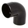 Nicoll PVC-Ti bocht 87,5 graden mof-spie zwart Ø80