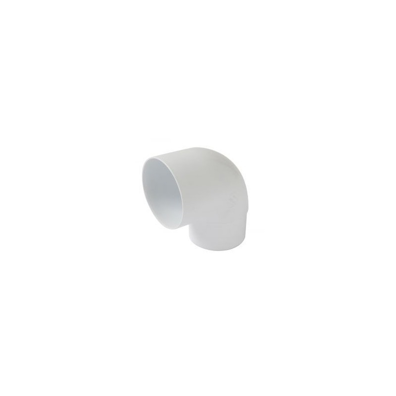 Nicoll PVC-Ti bocht 87,5 graden mof-vse wit Ø80