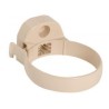 Nicoll PVC-Ti pijpbeugel m6 beige Ø100